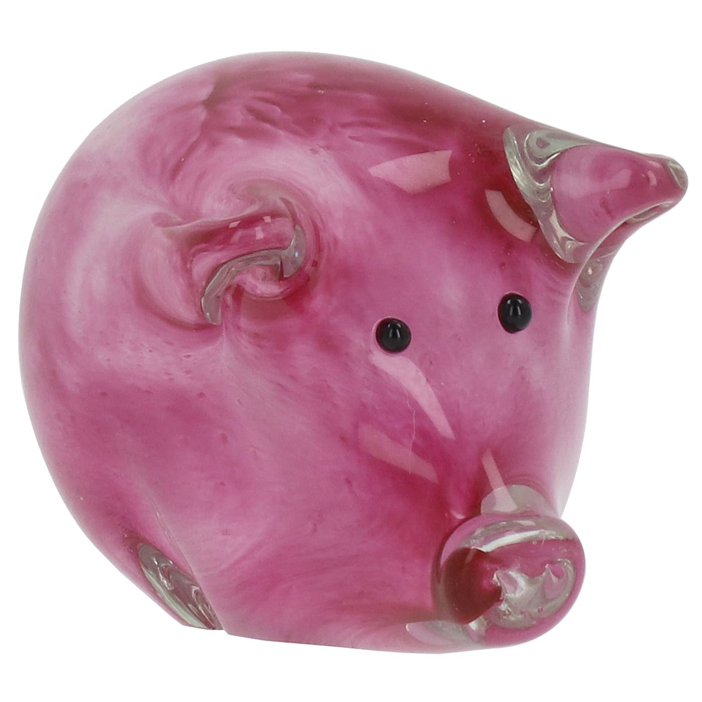 Art In Glass Handmade Pig Joe Davies