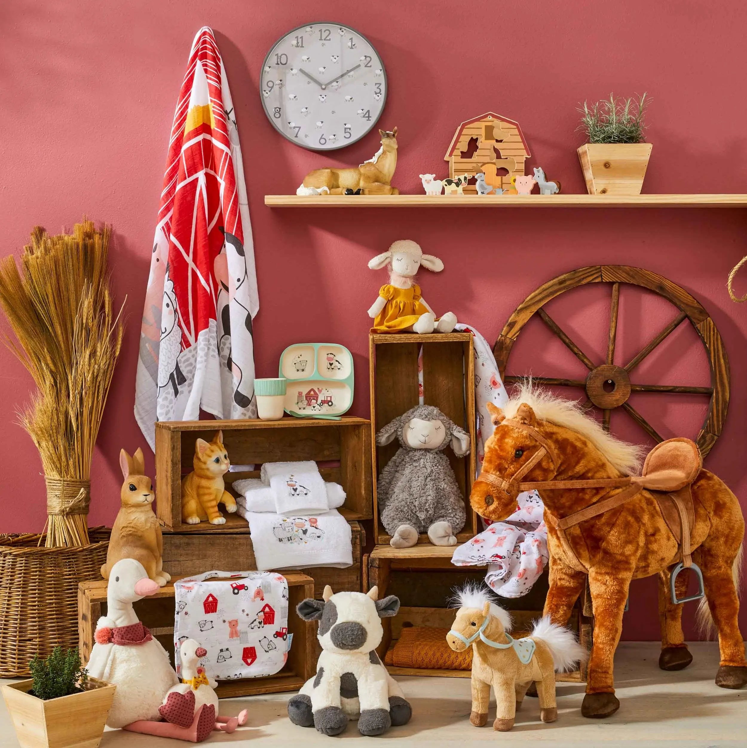 Counting Sheep Wall Clock Jiggle & Giggle