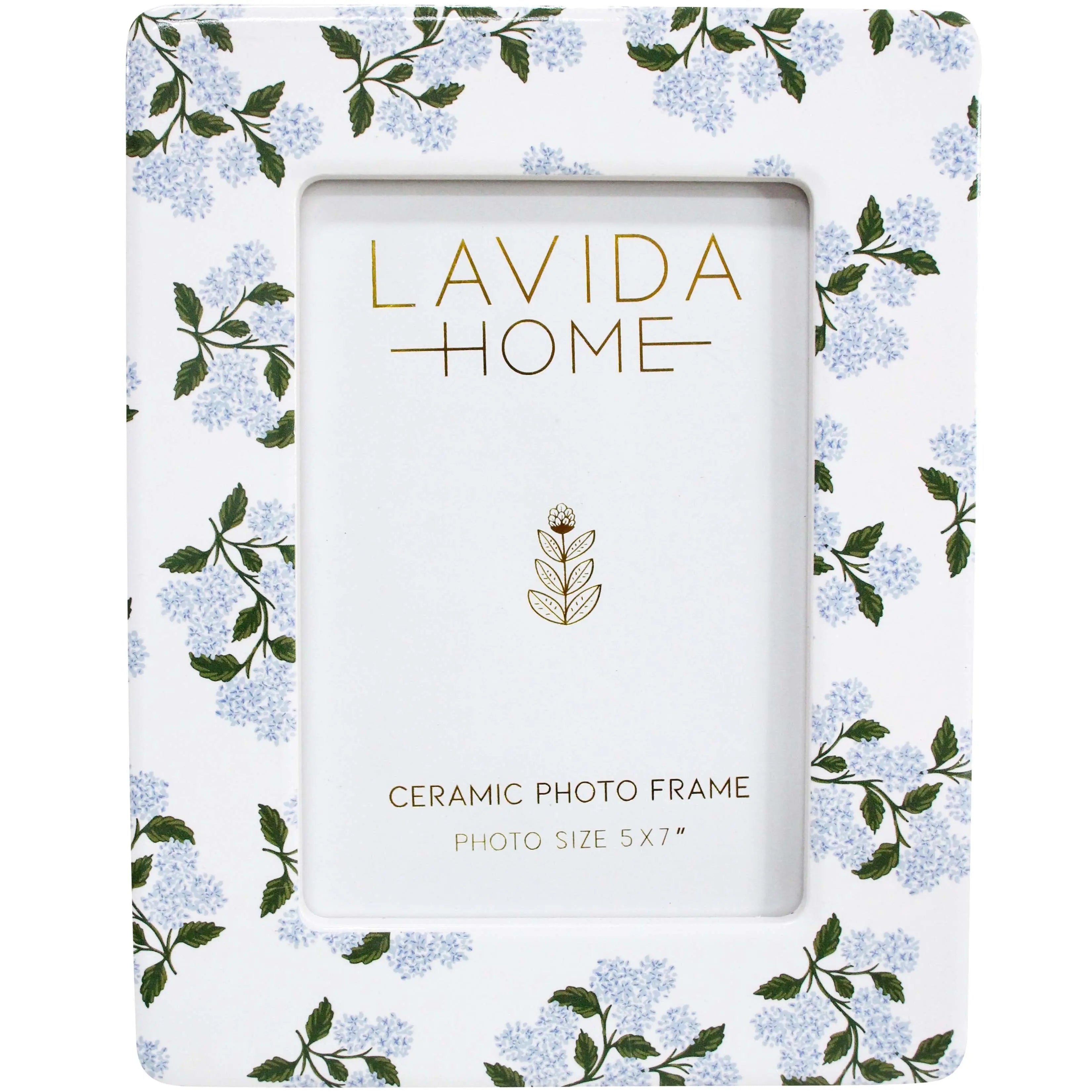 Cottage Florals Frame 5x7 – Blue Hydrangea Lavida