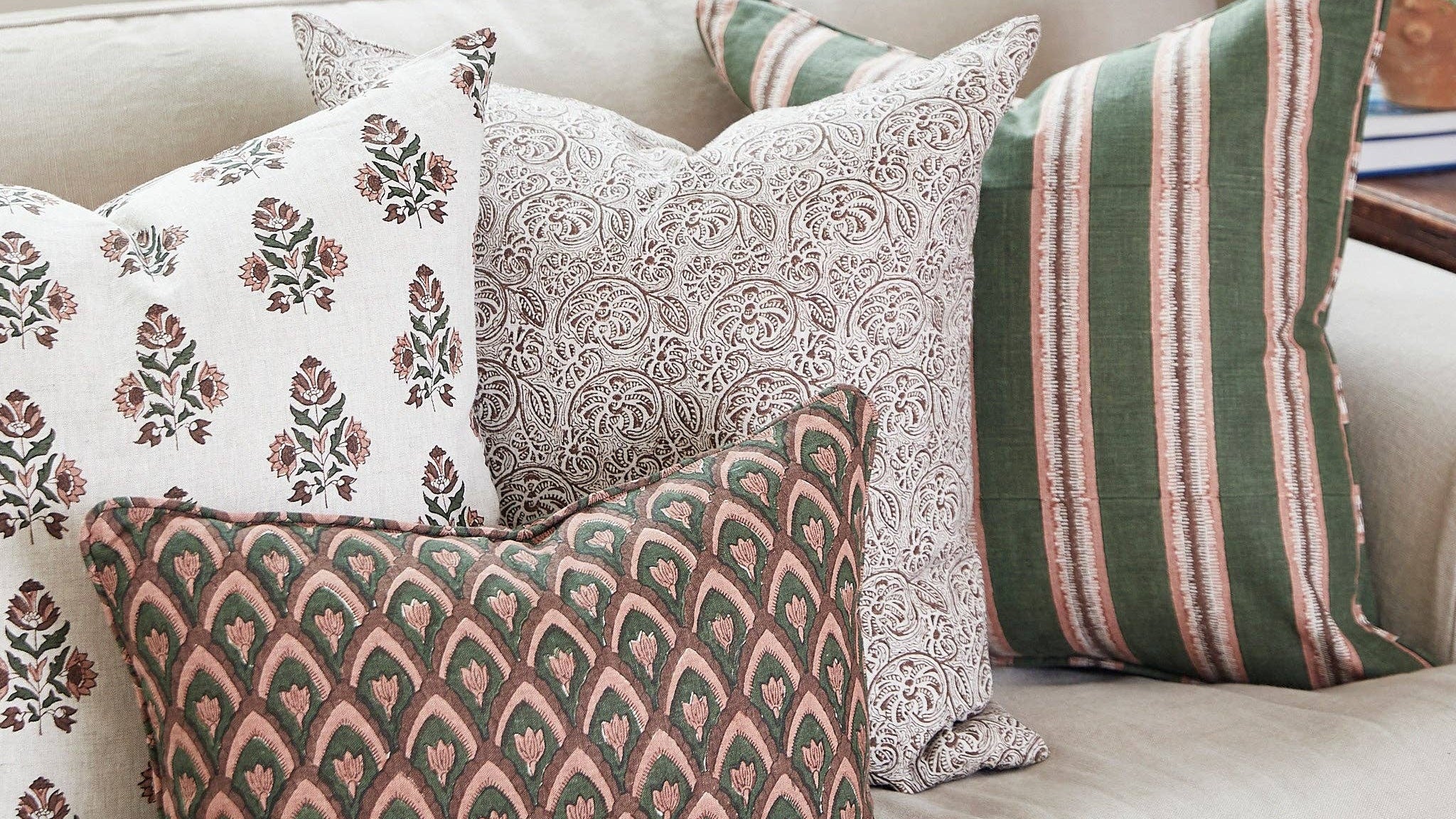 Ankara Rosewood Cushion Cover Only - Walter G