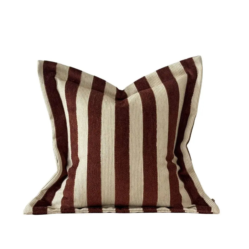 Orla Terracotta Stripe Cushion Cover - 45 x 45cm