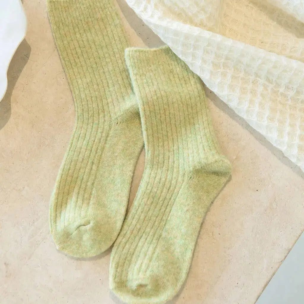 The Comfiest Socks – Light Sage (S/M) Bed & Butter