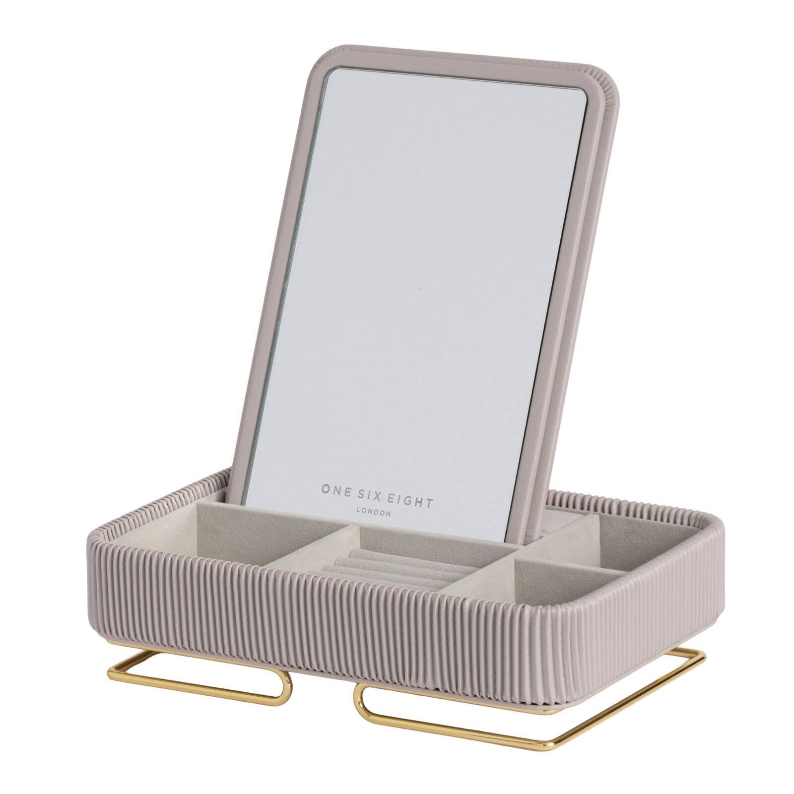 CAROLINA Grey  Jewellery Box One Six Eight London