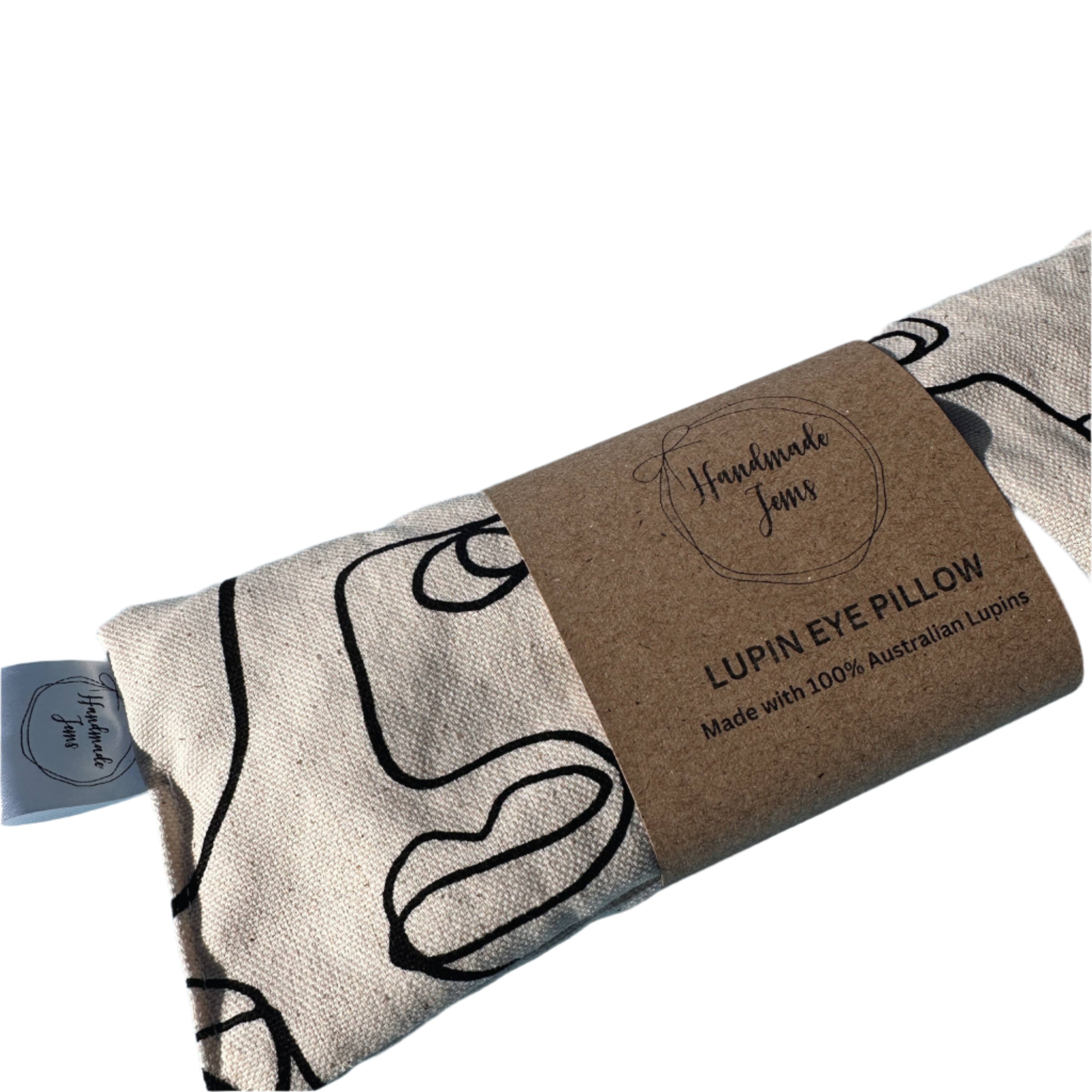 Faces Print Lupin Eye Pillow Handmade Jems