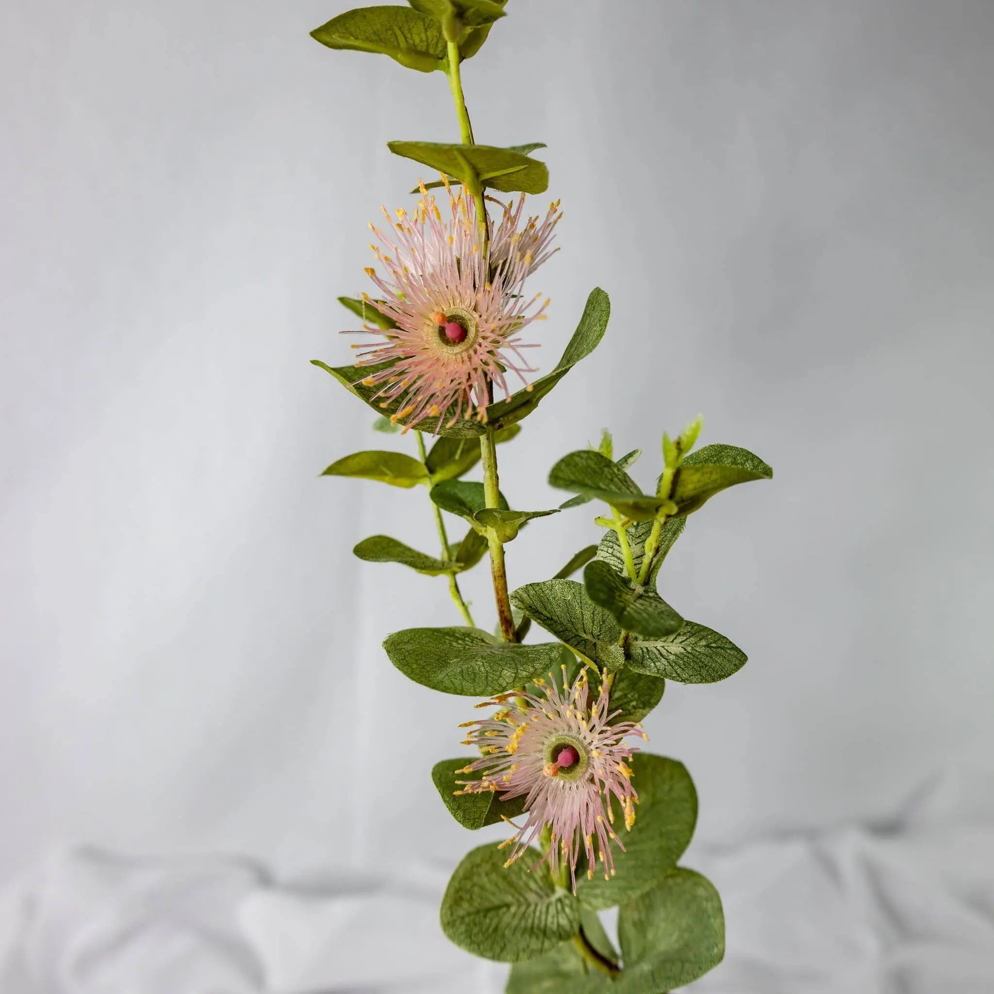 Pink Flowering Gum Blossom Each Stem - Realistic Artificial Flowers Realistic Artificial Flowers