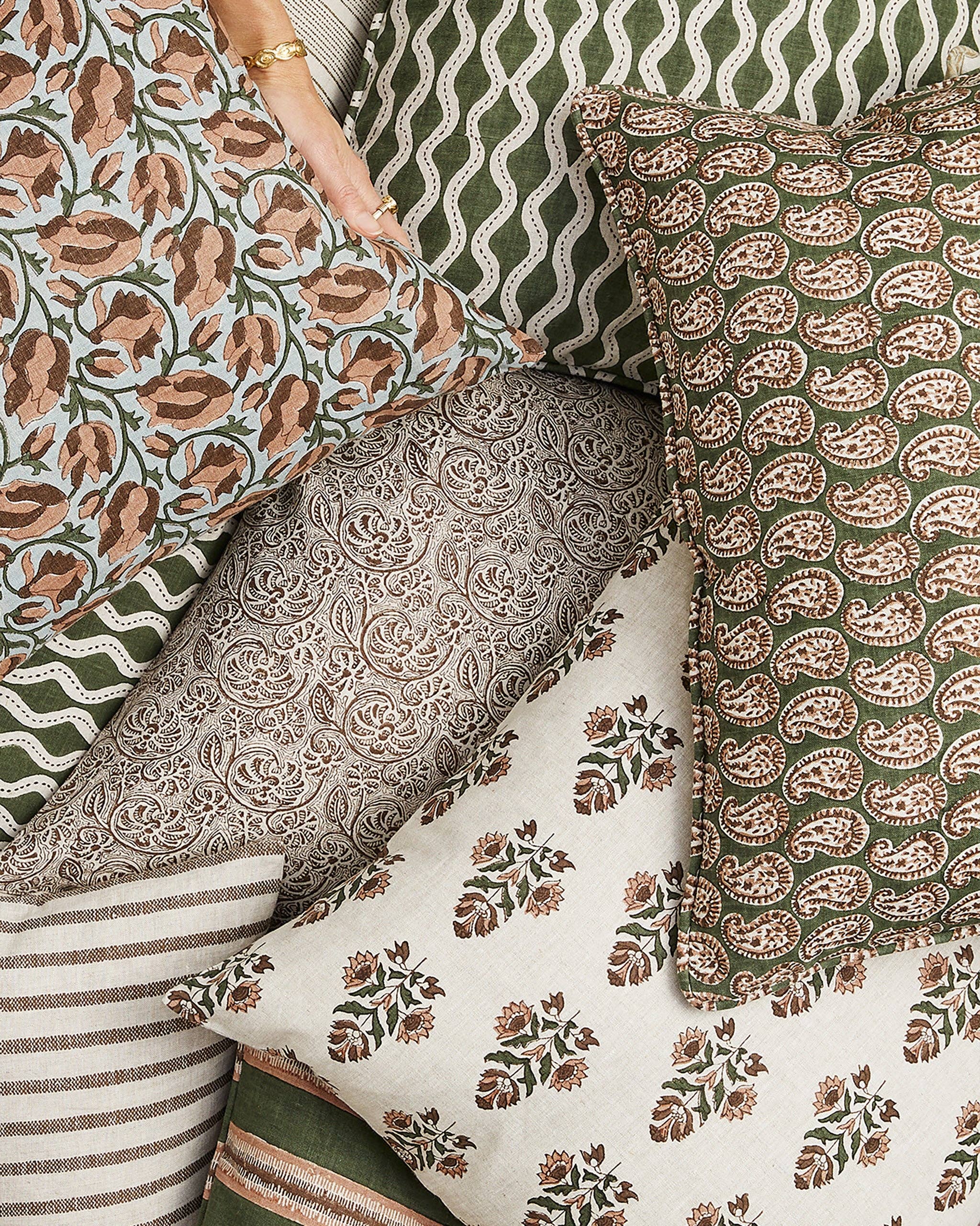 Ankara Rosewood Cushion Cover Only - Walter G